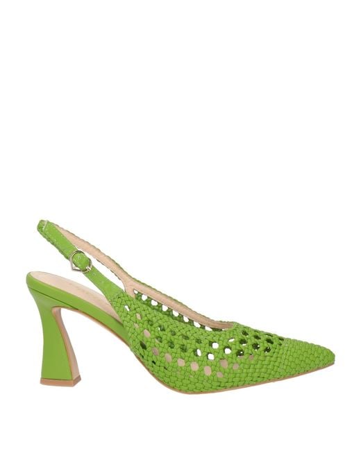 Tosca Blu Green Pumps Leather