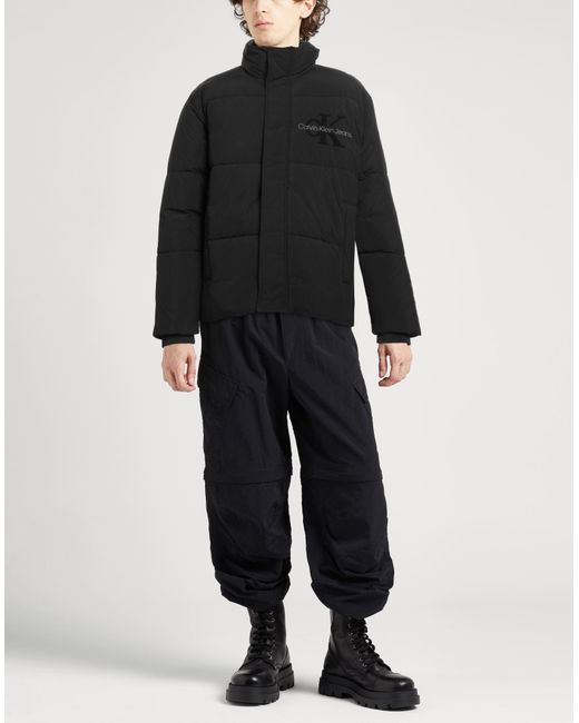 Plumífero Y Acolchado Calvin Klein de hombre de color Black