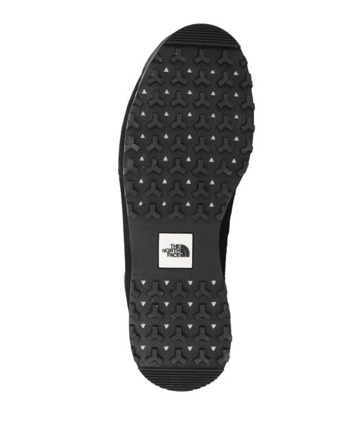 The North Face Black Ankle Boots Leather, Textile Fibers for men