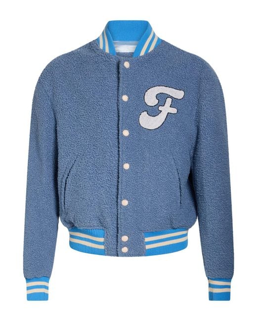 FAMILY FIRST Blue Jacket Polyester for men
