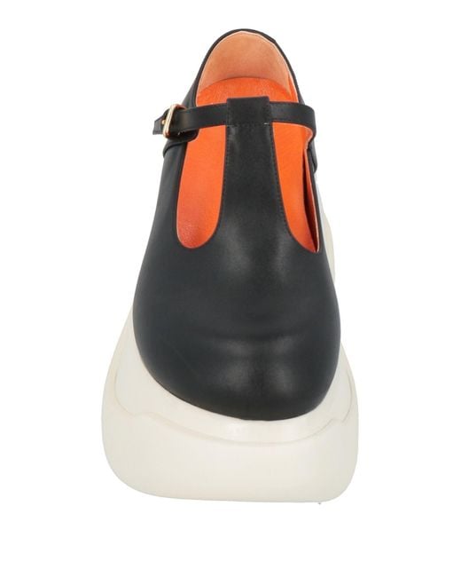 Marni Black Loafers Leather