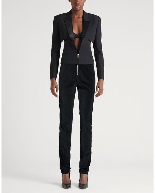 Thom Krom Black Pants Cotton, Elastane