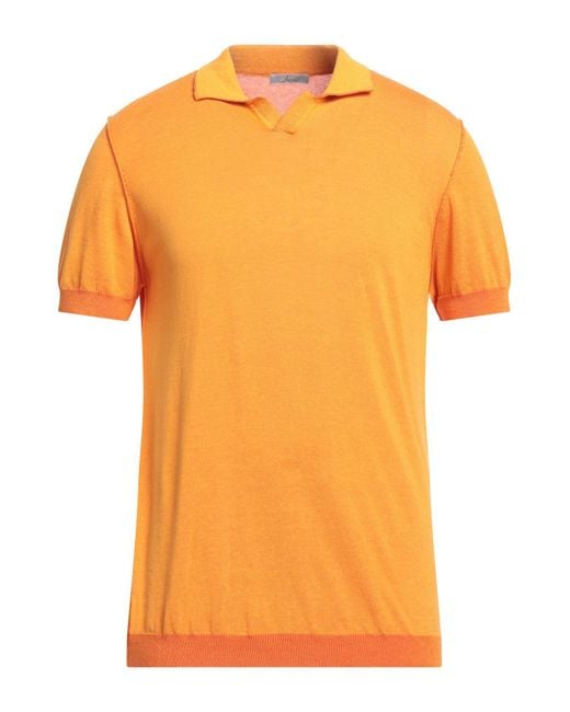 Jurta Orange Sweater Cotton for men