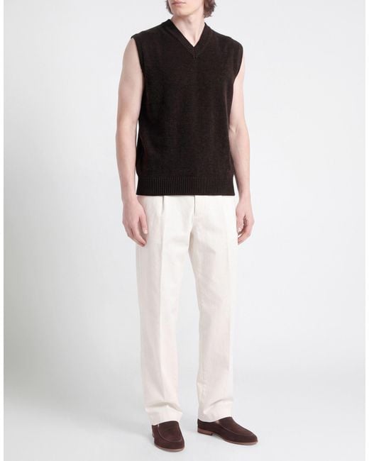 Aion Black Sweater Virgin Wool, Cashmere for men