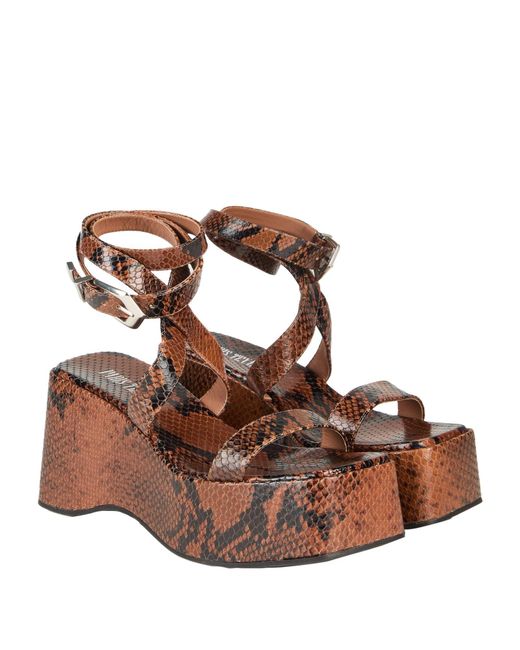 Paris Texas Brown Sandals