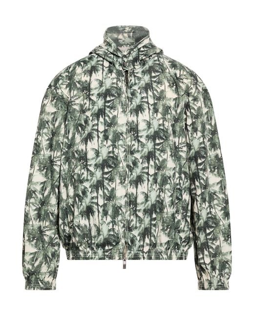ARMANI EXCHANGE Green Military Jacket Polyester for men