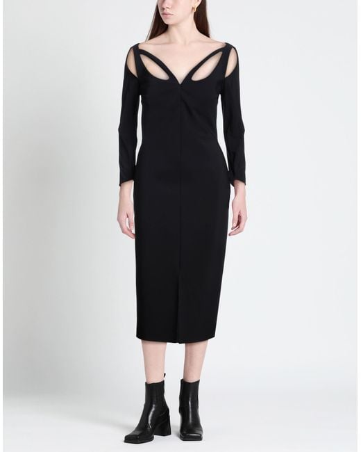 La Petite Robe Di Chiara Boni Black Midi Dress