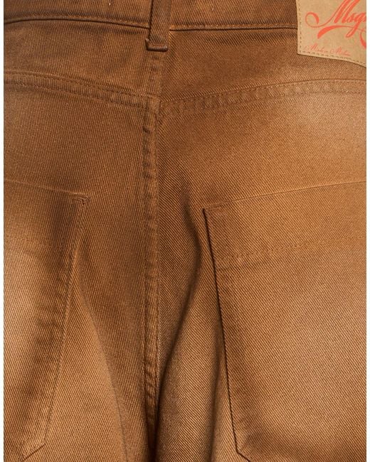 MSGM Brown Camel Jeans Cotton