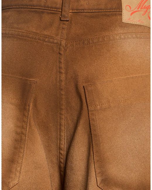 MSGM Brown Camel Jeans Cotton