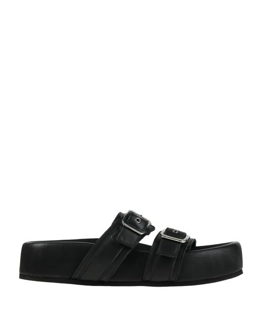 OA non-fashion Women's Black Sandals Calfskin