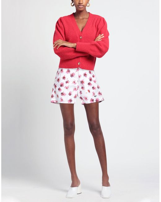 MSGM Red Shorts & Bermuda Shorts