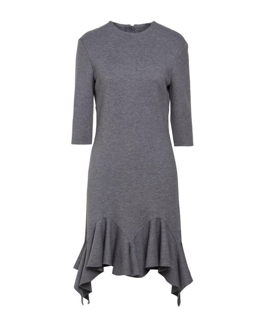 Givenchy Gray Midi Dress Wool