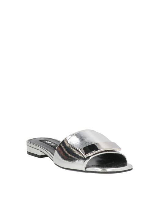 Sergio Rossi White Sandals Leather