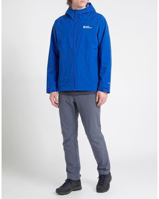 Jack Wolfskin Blue Jacket Polyester for men