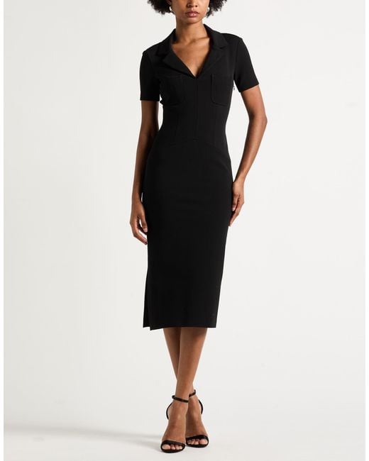 Givenchy Black Midi Dress Viscose, Polyamide, Elastane