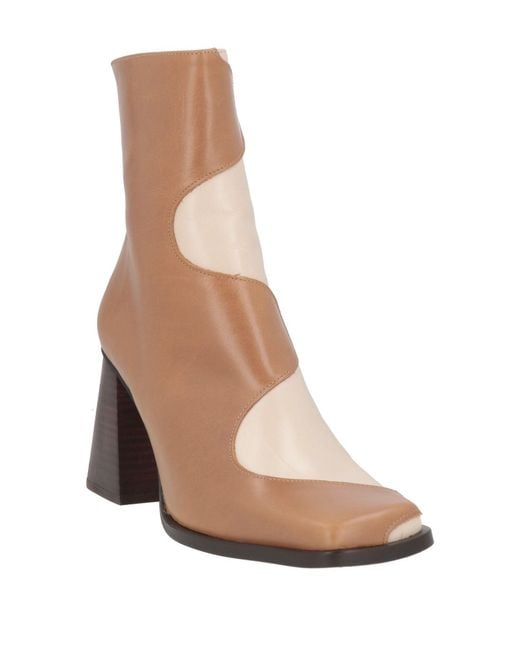 Alohas Brown Ankle Boots Leather