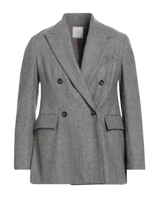 Eleventy Gray Blazer Wool for men