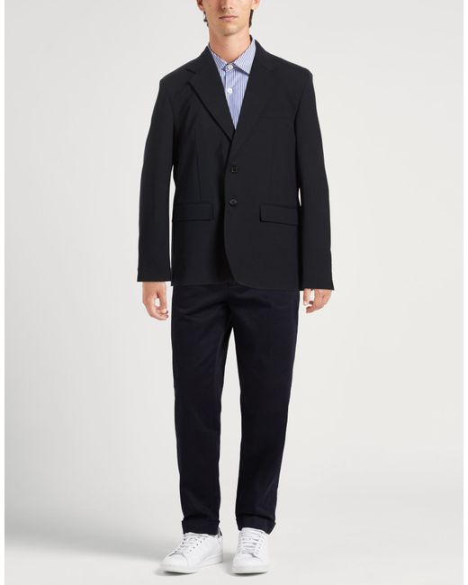 Department 5 Black Blazer Polyester, Wool, Elastane for men