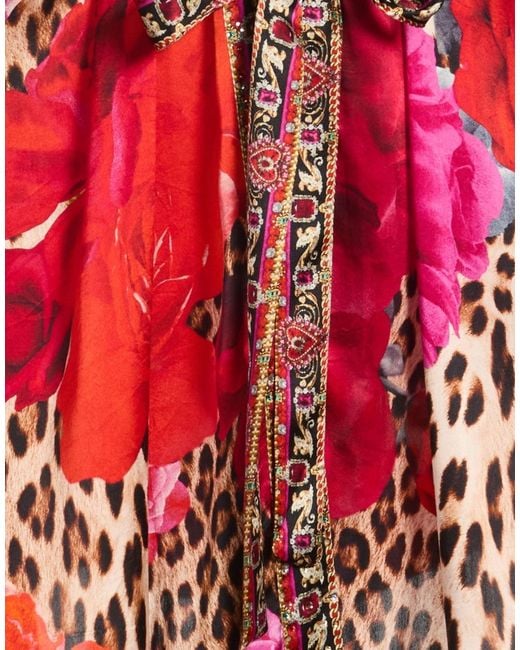 Camilla Red Jacket Silk