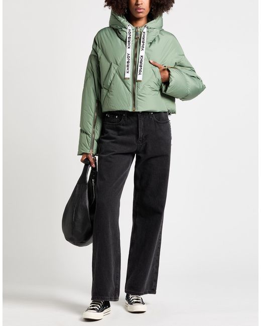 Khrisjoy Green Puffer Polyester