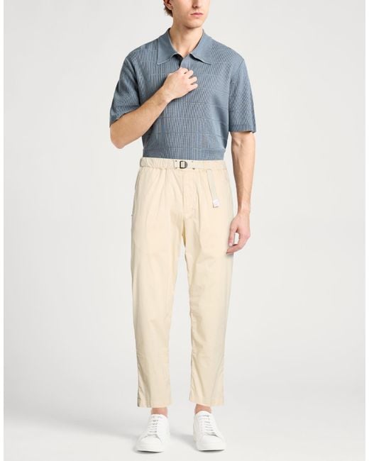 White Sand Natural Pants for men
