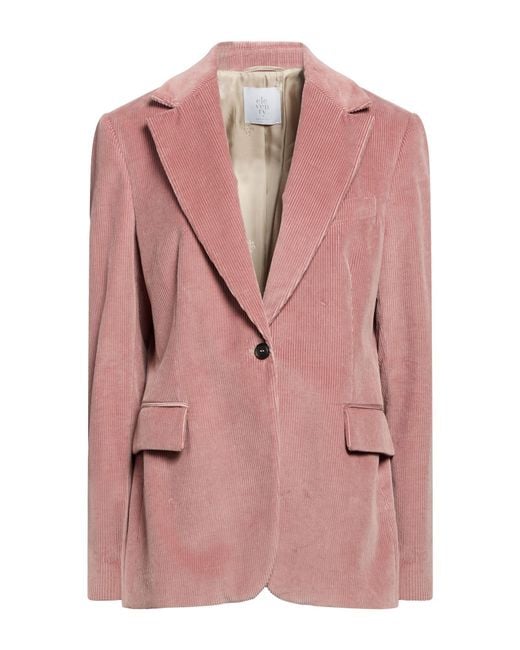 Eleventy Pink Blazer Cotton