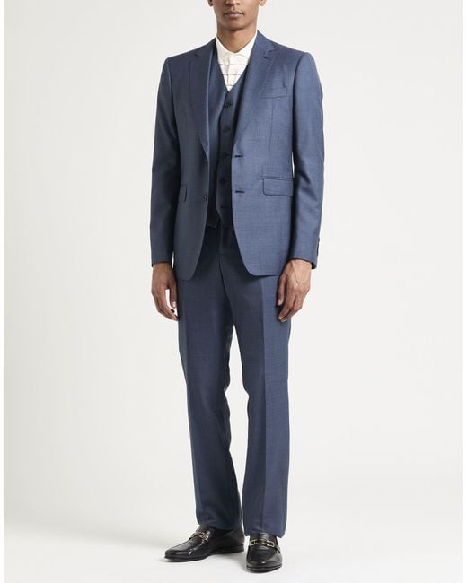 Burberry Suit in Blue for Men Lyst UK