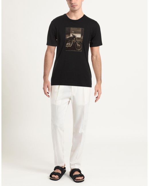 BASTILLE RIVE DROITE Black T-Shirt Cotton for men
