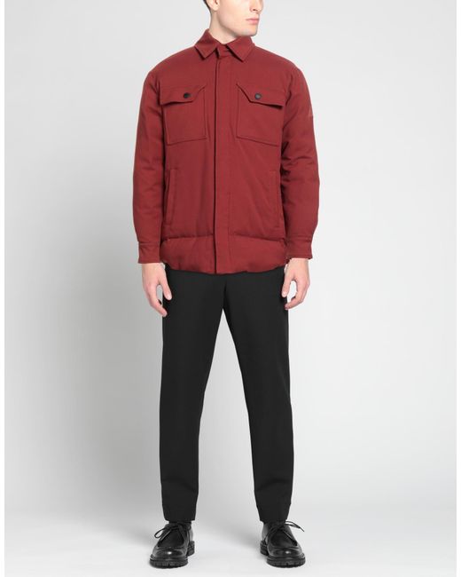 AFTER LABEL Red Puffers for men