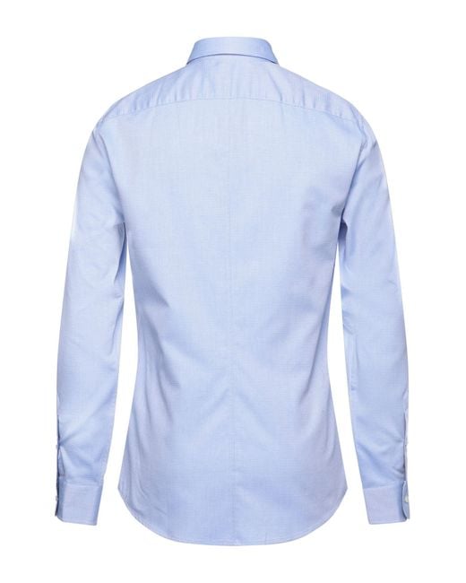 Trussardi Blue Sky Shirt Cotton for men