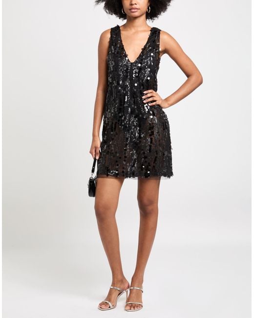 Robe courte Alpha Studio en coloris Black