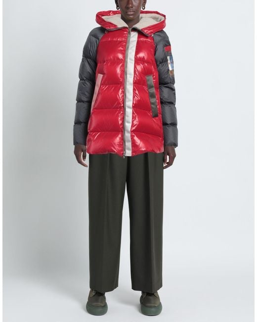 Peuterey Red Puffer Polyester