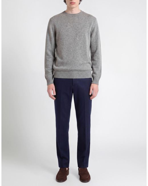 FILIPPO DE LAURENTIIS Gray Sweaters for men
