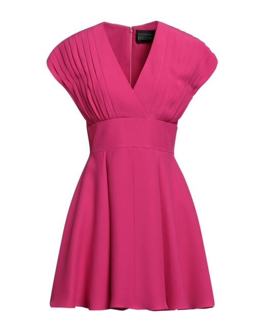 Robe courte Giovanni bedin en coloris Purple