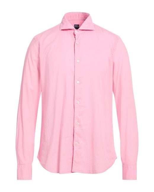 Fedeli Pink Shirts for men