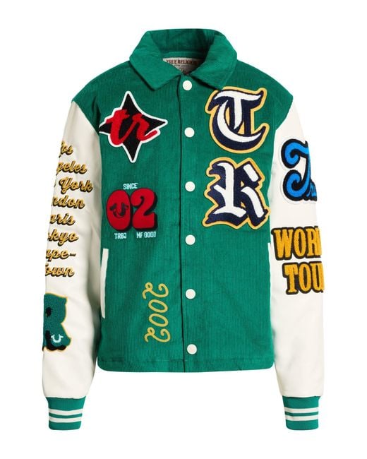 True Religion Green Jacket for men