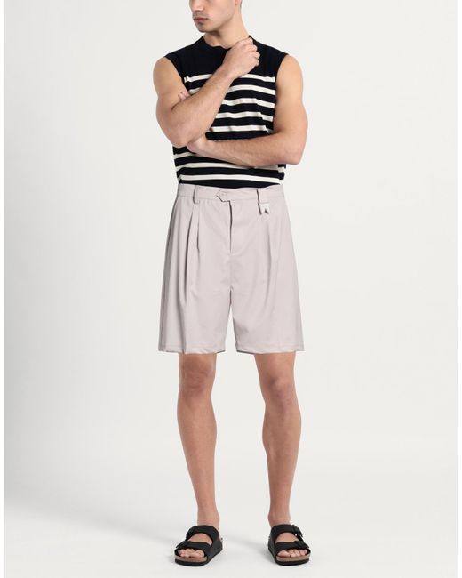 ROUGH Gray Shorts & Bermuda Shorts for men