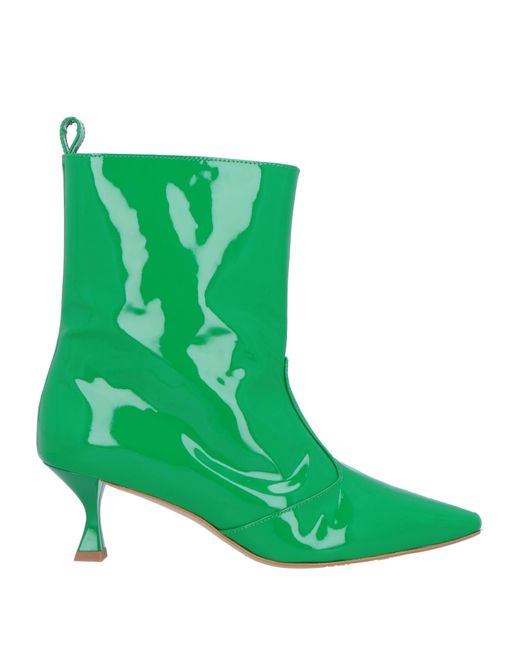 Wo Milano Green Ankle Boots