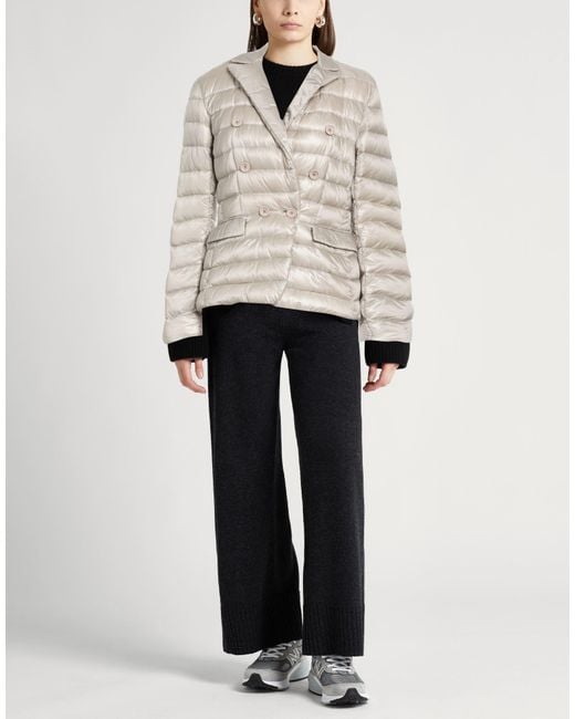 Herno Gray Puffer Polyamide
