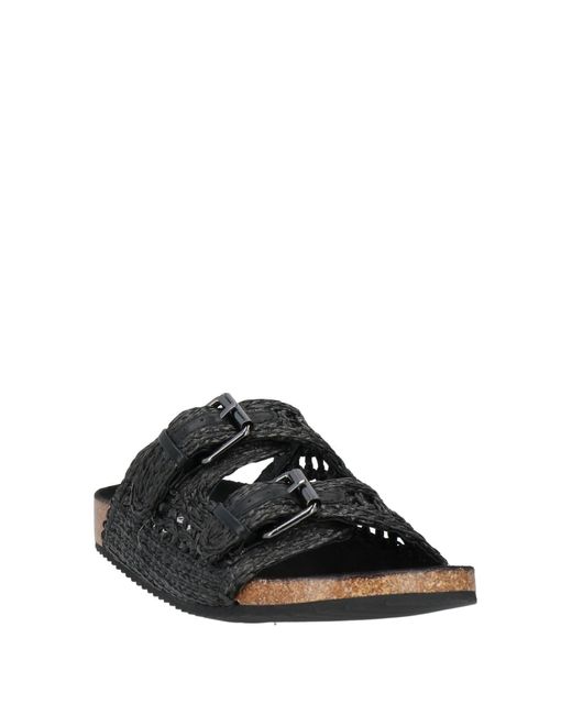 Bibi Lou Black Sandals Textile Fibers