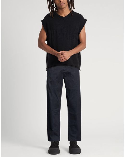 ARMANI EXCHANGE Blue Midnight Pants Cotton, Elastane for men