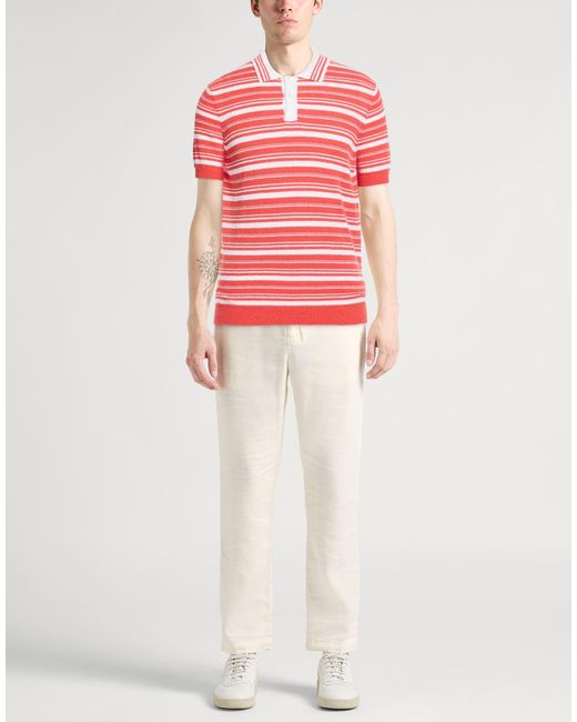 Fedeli Red Jumper for men