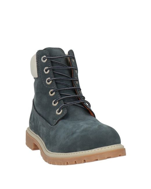 Lumberjack Blue Ankle Boots