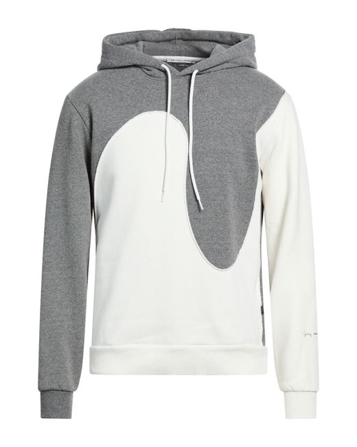 Daniele Alessandrini Gray Sweatshirt Cotton for men
