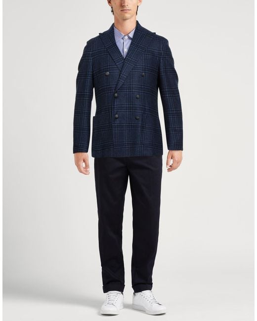 Paoloni Blue Blazers for men