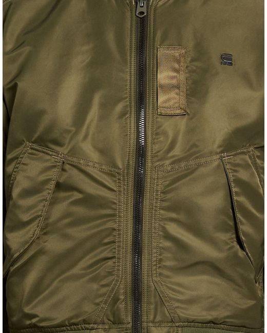 G-Star Green Jacket Polyamide for men
