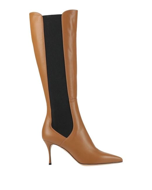 Sergio Rossi Brown Boot Leather