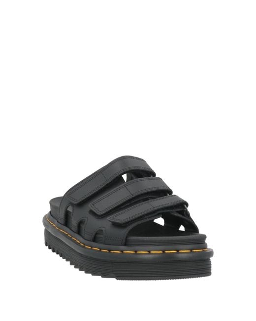 Dr. Martens Gray Sandals Leather