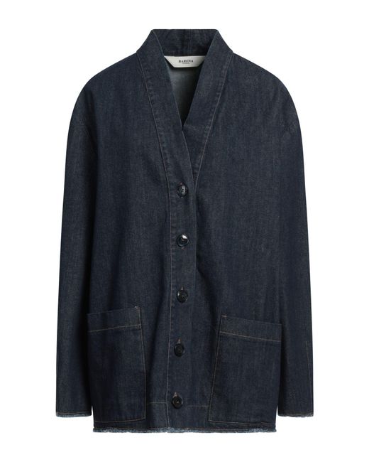 Barena Blue Blazer Cotton