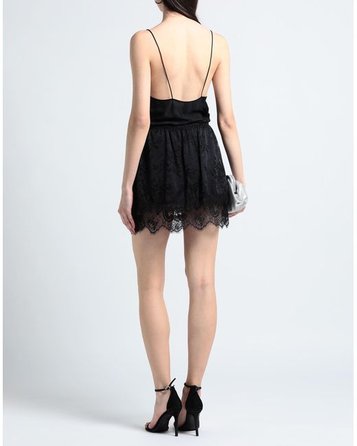 Soallure Black Mini Skirt